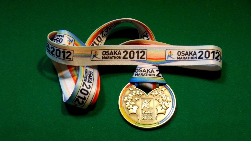 大阪マラソン2012　完走メダル